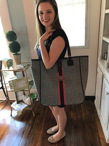Monogrammed Nantucket Tote