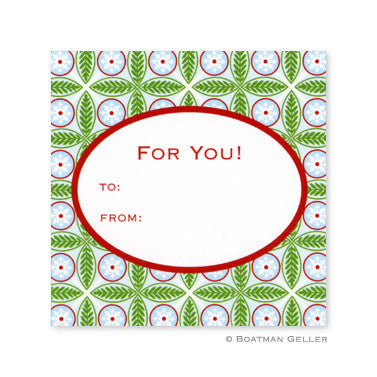 Tile Red and Green Stickers