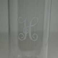 Monogrammed Acrylic Unbreakable High Ball Glass