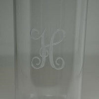 Monogrammed Acrylic Unbreakable High Ball Glass