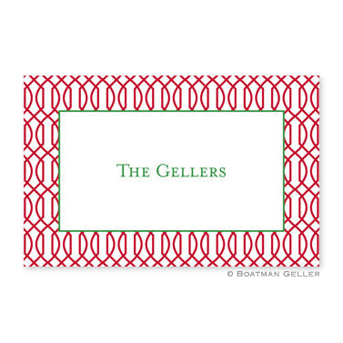 Trellis Reverse Cherry Placemat