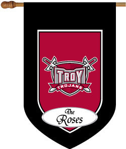 Monogrammed Troy University House Flag