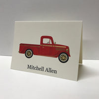 Red Truck Folded Notes

