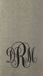 Custom Tweed Paper Guest Towels