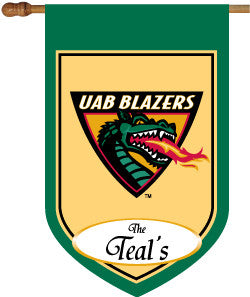 Monogrammed UAB House Flag
