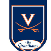 Monogrammed UVA House Flag