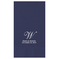 Serenity Foil Stamped Guest Towel
