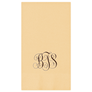 Classic Monogram Guest Towels