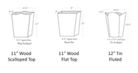 Fishers Island Nautical Chart Waste Basket
