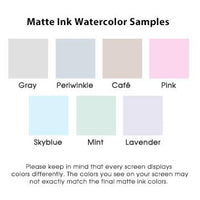 Henley Watercolor Monogram List - White Refill