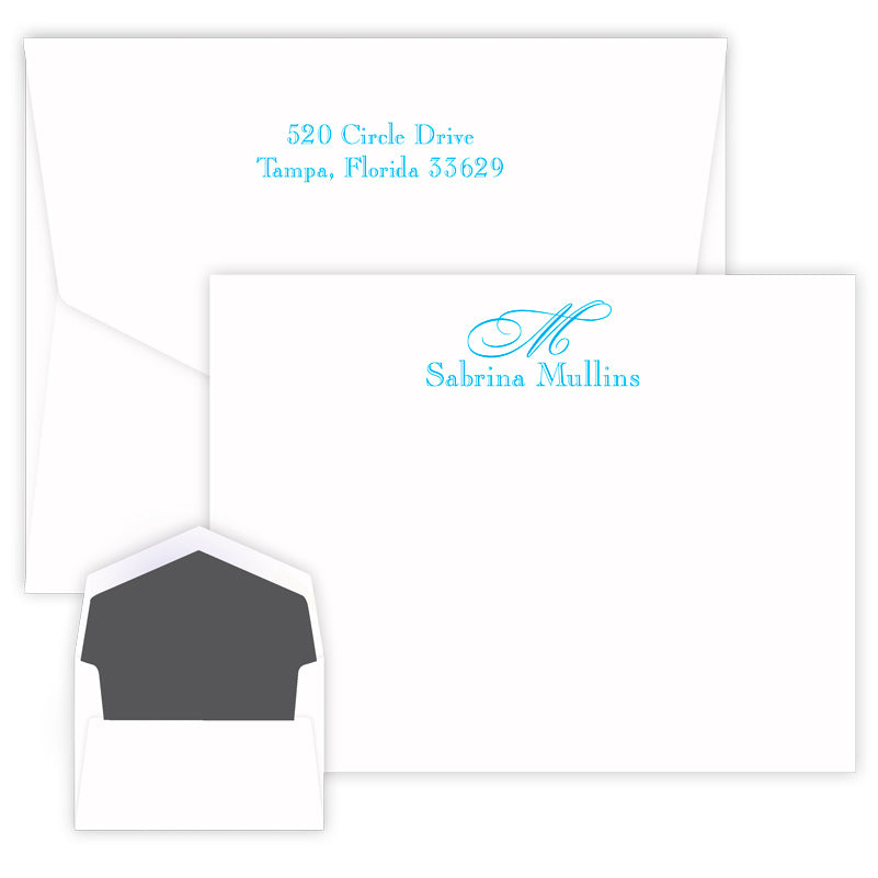 Waterton Raised Ink Flat Apex Card