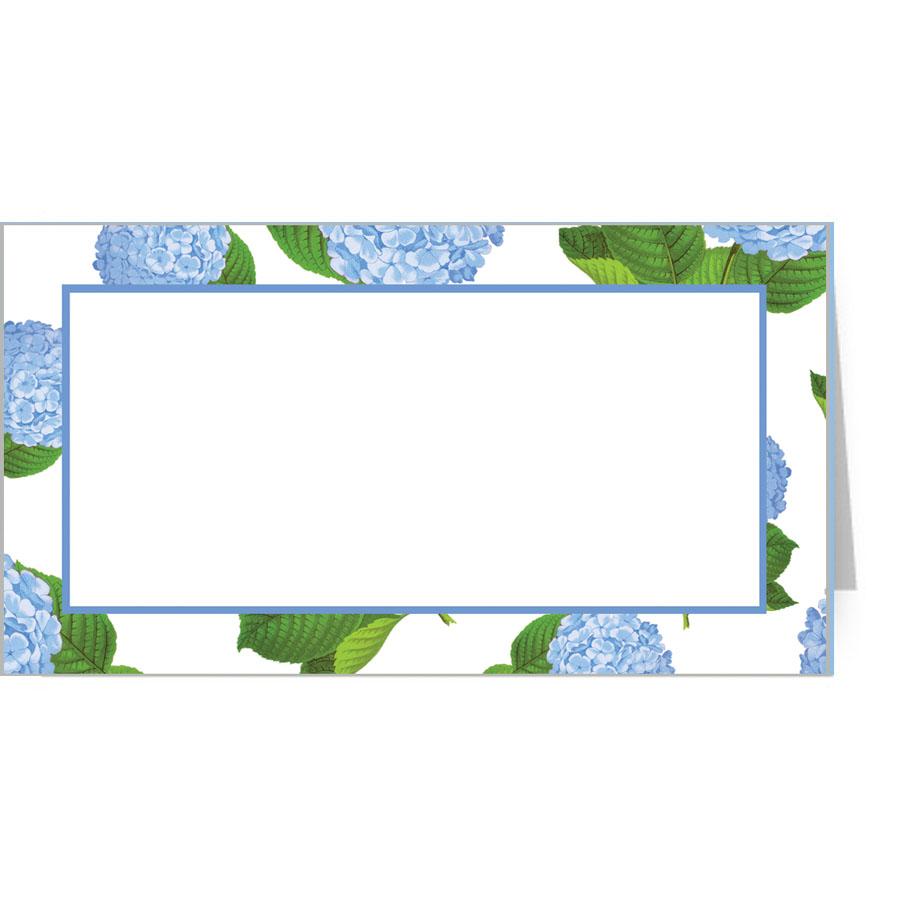 Hydrangeas Foldover Placecards (Set of 10)