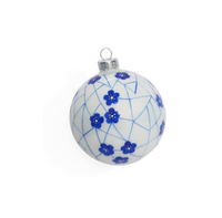 Blue and White Handcrafted Chinoiserie Ornament
