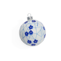 Blue and White Handcrafted Chinoiserie Ornament