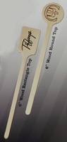 Personalized Wood Stir Sticks
