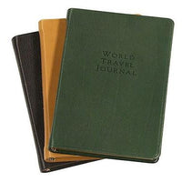 Traditional Leather World Travel Journal