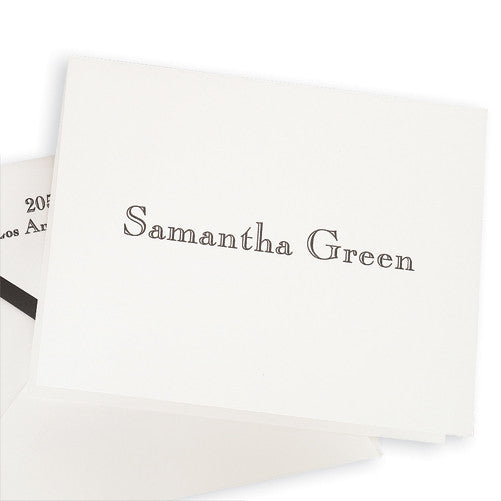 Caslon Folded Note