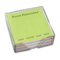 Tri-Color Memo Square
