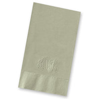 Embossed Monogram Guest Towel
