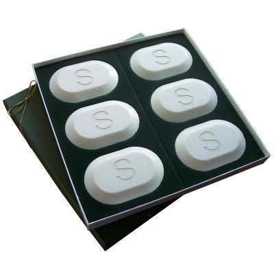 Single Initial 6 Bar Set of Soap